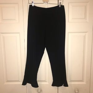 alice + olivia Alena Ruffle Hem Pant Size 6